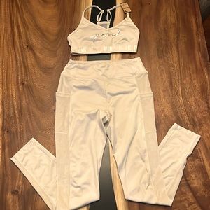 VS Pink Sport Bra and Legging Set